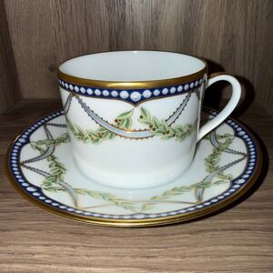 Tiffany & Company FEDERAL Flat Cup & Saucer EUC